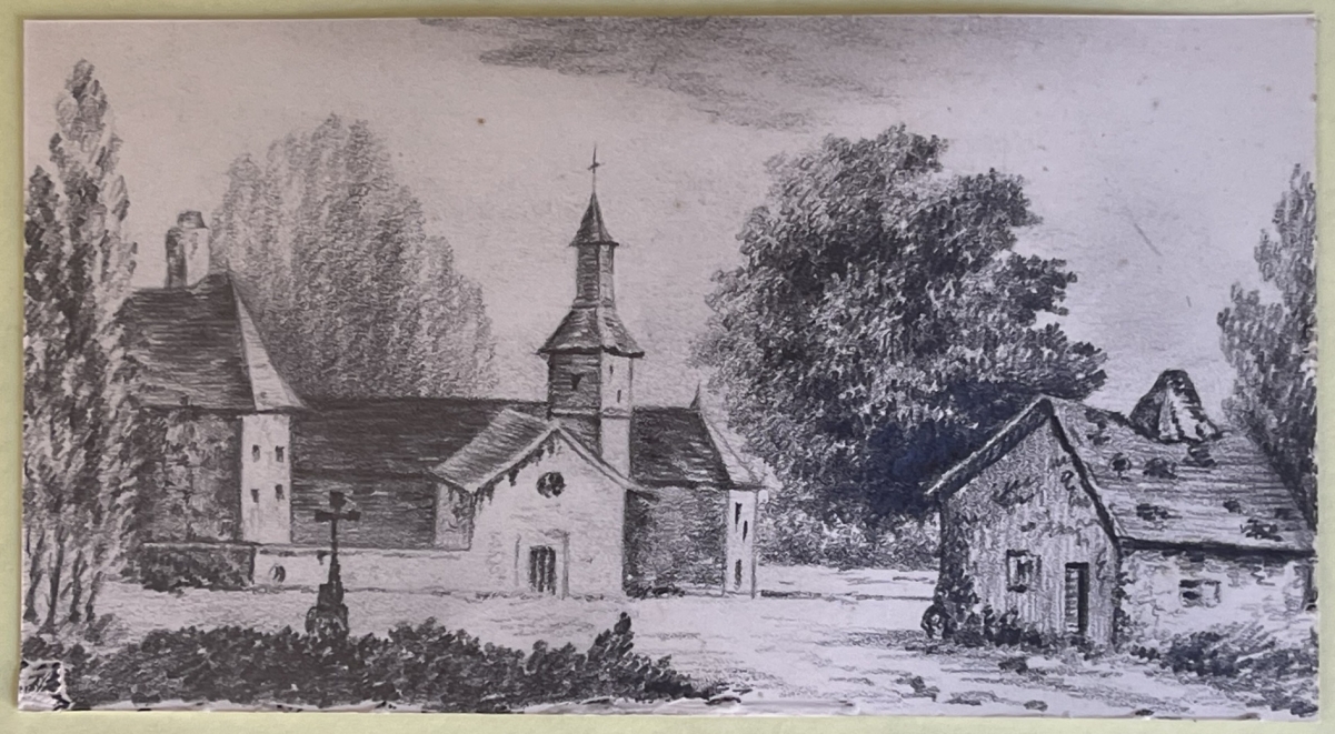 chapelle_de_village_petit_dessin_graphite_vers_1870_alpes_france
