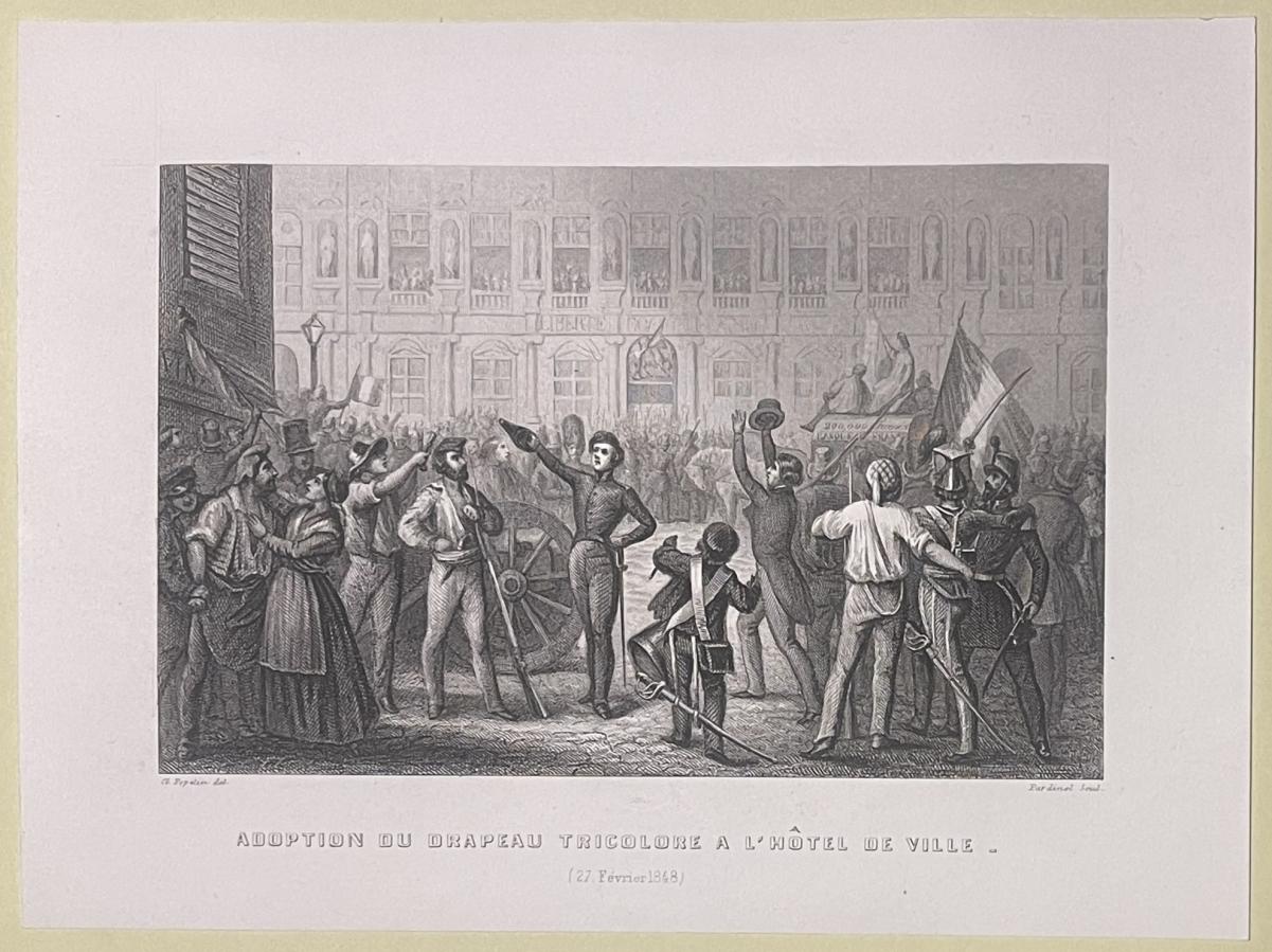 paris_adoption_du_drapeau_tricolore_hotel-de-ville_1848_france_gravure_vers_1849