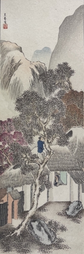nanbara_sakujiro_recolte_dans_un_arbre_japon_1889_estampe_japonaise