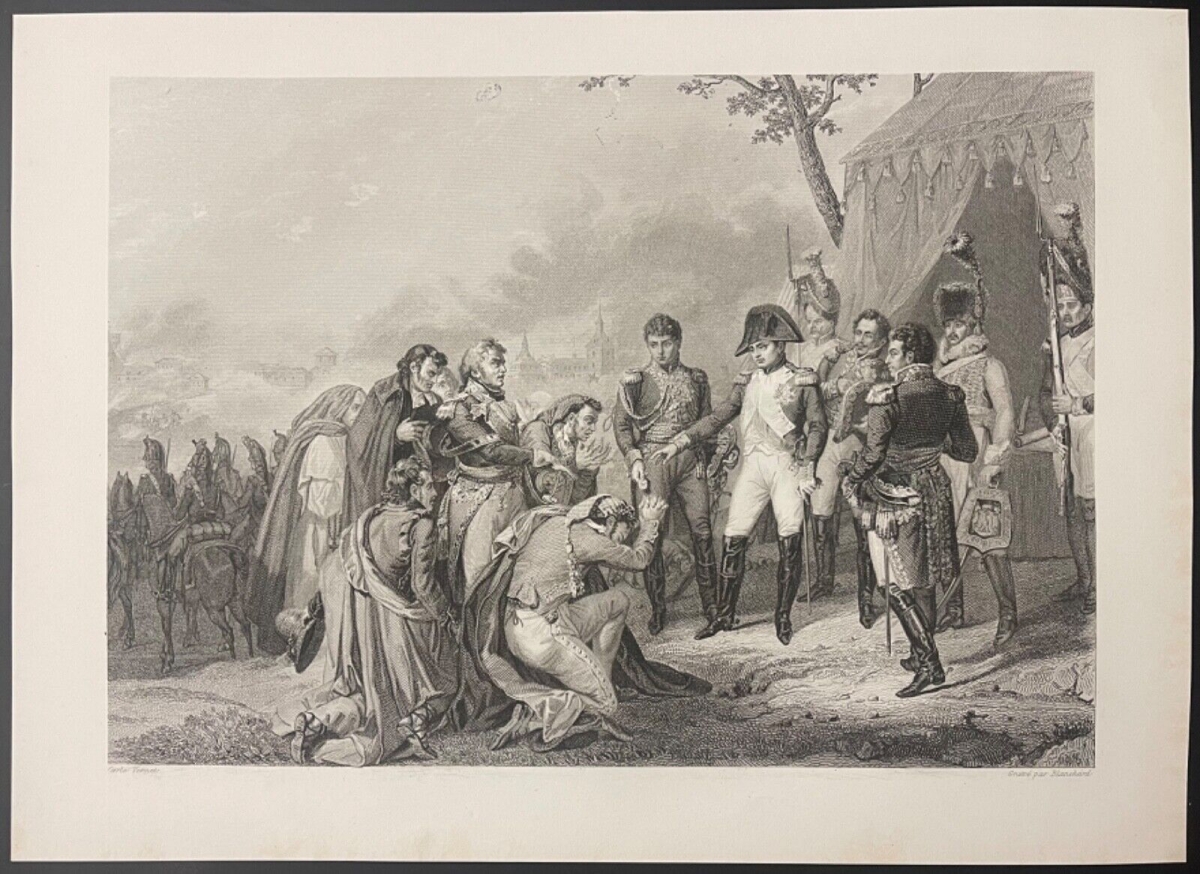 espagne_capitulation_de_madrid_1808_napoleon_bonaparte_gravure_carle_vernet_1840