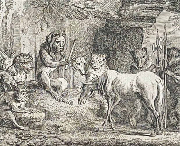 le_cheval_et_le_lion_par_claude_gillot_1673-1722_gravure_de_1719_france