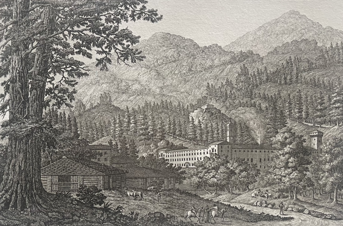 veduta_dell_abbadia_di_vallombrosa_1845_dapres_orlandini_italie