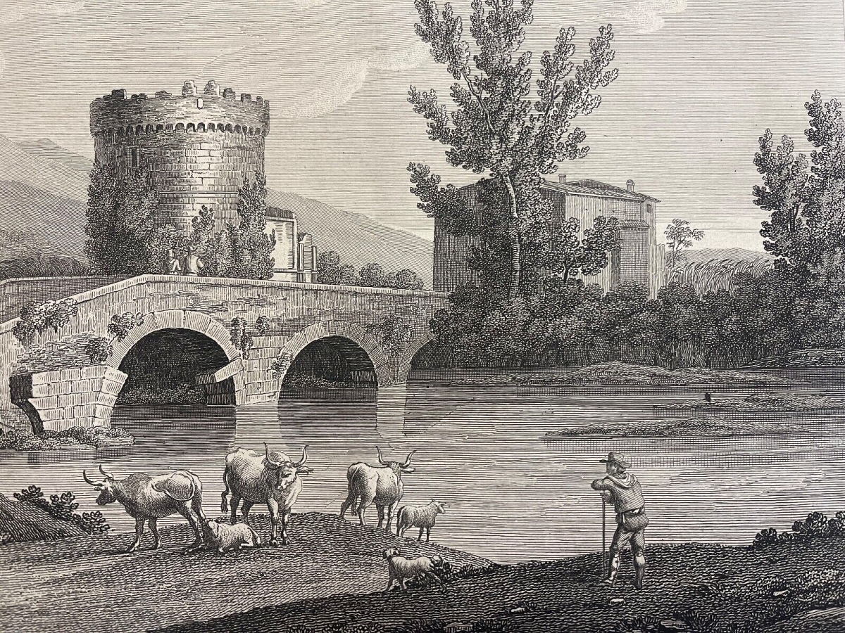 rome_pont_lucano_et_le_mausolee_de_plautii_par_pietro_parboni_italie