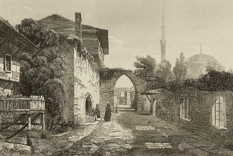 constantinople_istanbul_da_bir_sokak_gravure_de_lepetit_1838_turquie
