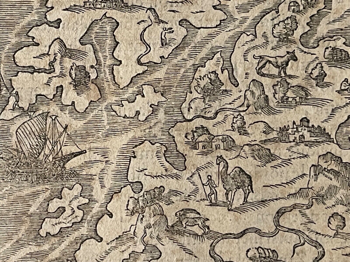 hispaniola_haiti_dominican_republic_map_1575_andre_thevet_woodcut_caribbean