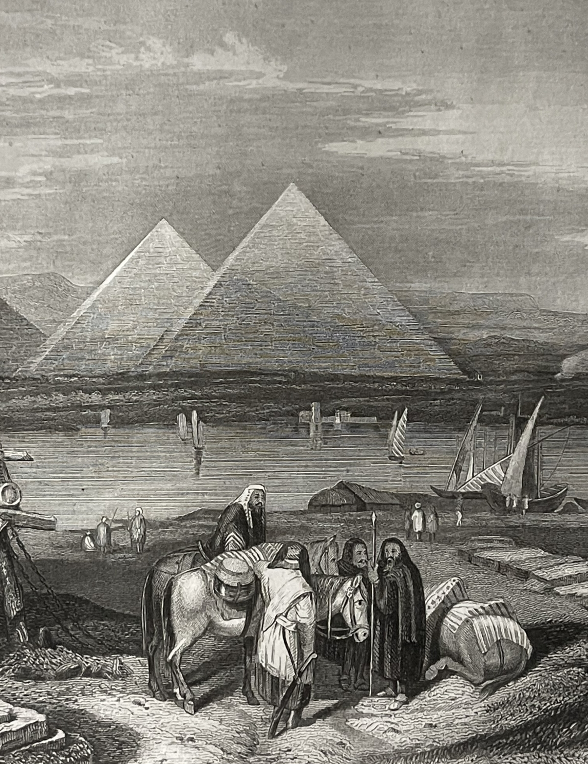 egypte_les_pyramides_memphis_de_gizeh_le_nil_gravure_vers_1830_afrique_pyramide