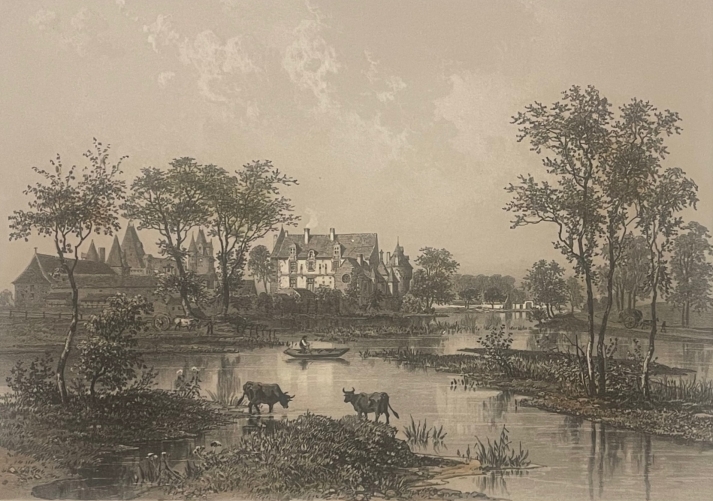 chateau_de_la_motte_glain_chapelle-glain_loire-atlantique_lithographie_1850