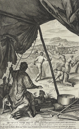 israel_ruth_glane_apres_les_moissonneurs_ble_moisson_dapres_hoet_tirage_1728