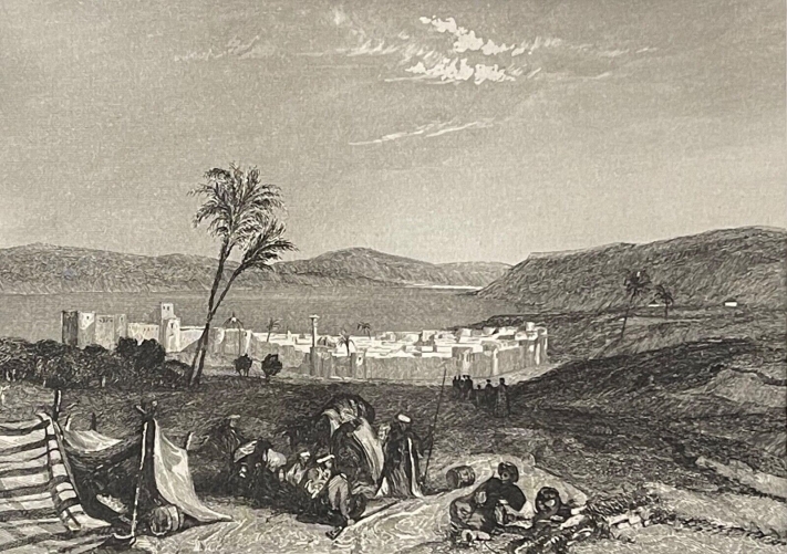 tiberiade_israel_palestine_capitale_de_la_galilee_gravure_vers_1840_rouargue