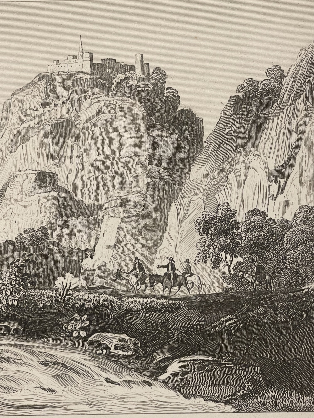 chute_de_gatavello_torrente_ghetterello_squillace_calabre_girard_1832_italie