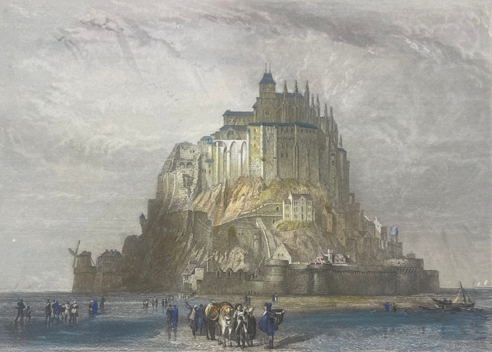 mont_saint-michel_et_son_moulin_normandie_gravure_rouargue_1838_manche_france