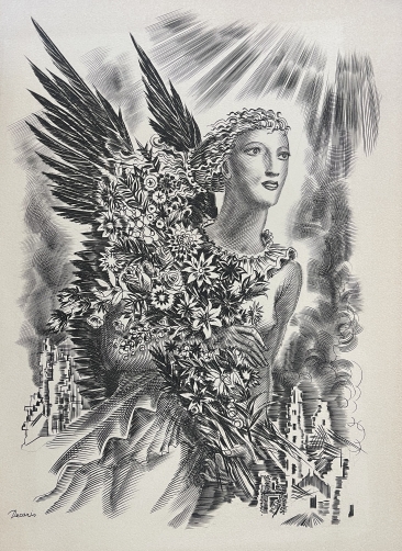 europe_gravure_au_burin_d_albert_decaris_1901-1988_vers_1949_france
