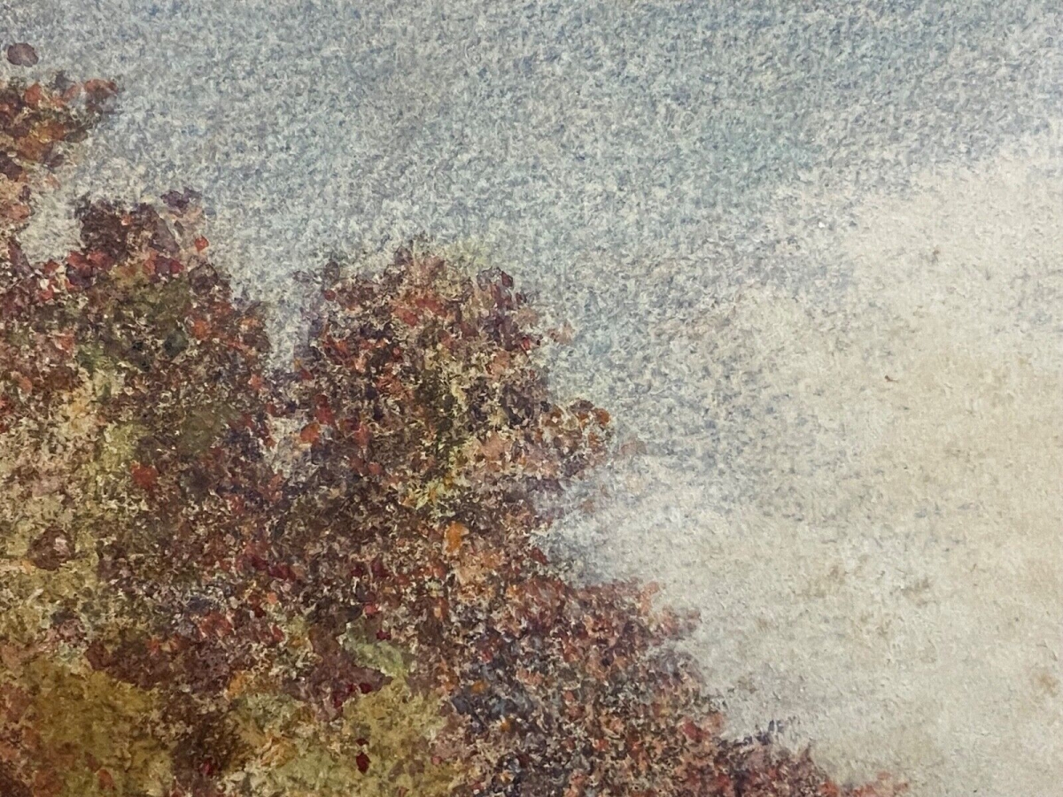 la_gardienne_de_cochons_surprenante_aquarelle_xixe_signee_impressionniste_france