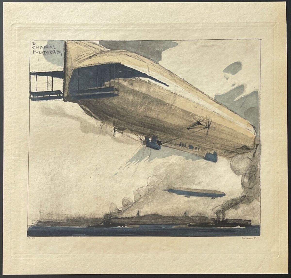zeppelin_revenant_de_patrouille_vers_1914_aquatinte_c_1920_dirigeable_allemagne