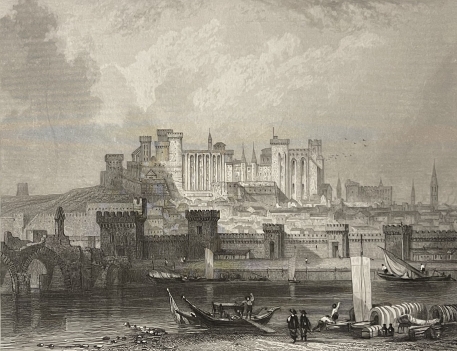 avignon_provence_france_pont_gravure_par_rouargue_1838_france