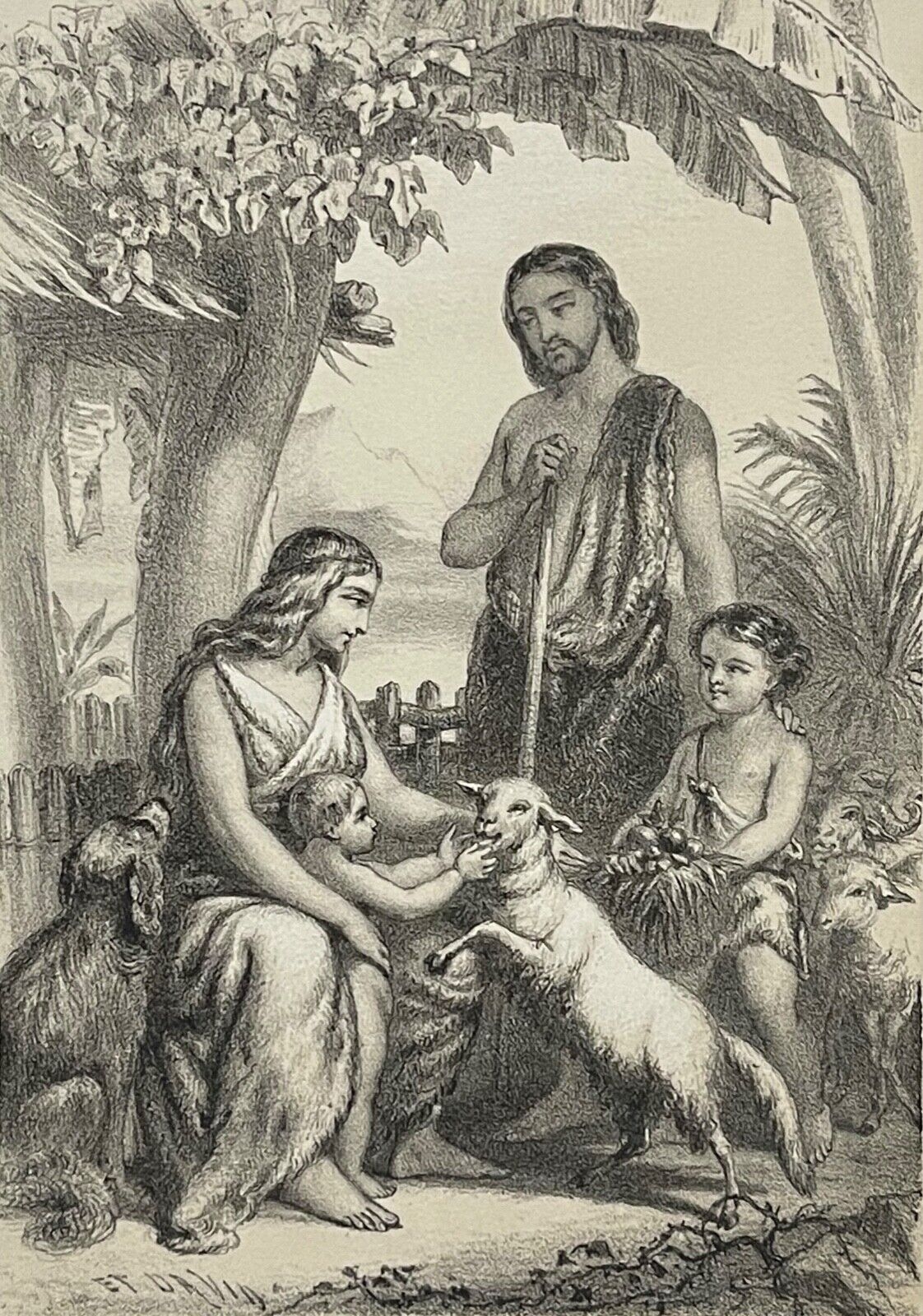 saint_famille_lithographie_de_1854_france_marie_joseph_jesus_christianisme