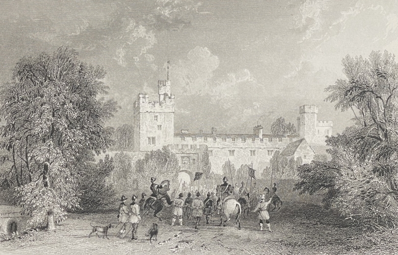 chateau_de_naworth_brampton_cumbria_royaume-uni_gravure_tirage_vers_1840