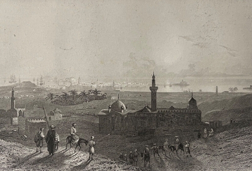 alexandrie_gravure_par_rouargue_circa_1840_egypte_afrique