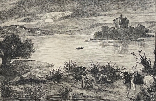 marie_stuart_1542-1587_evasion_du_chateau_de_lochleven_reine_d_ecosse_c_1870