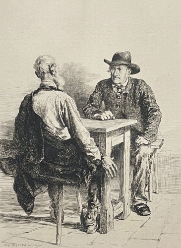 les_deux_peres_provence_xixe_pointe_seche_de_burnand_1884_france