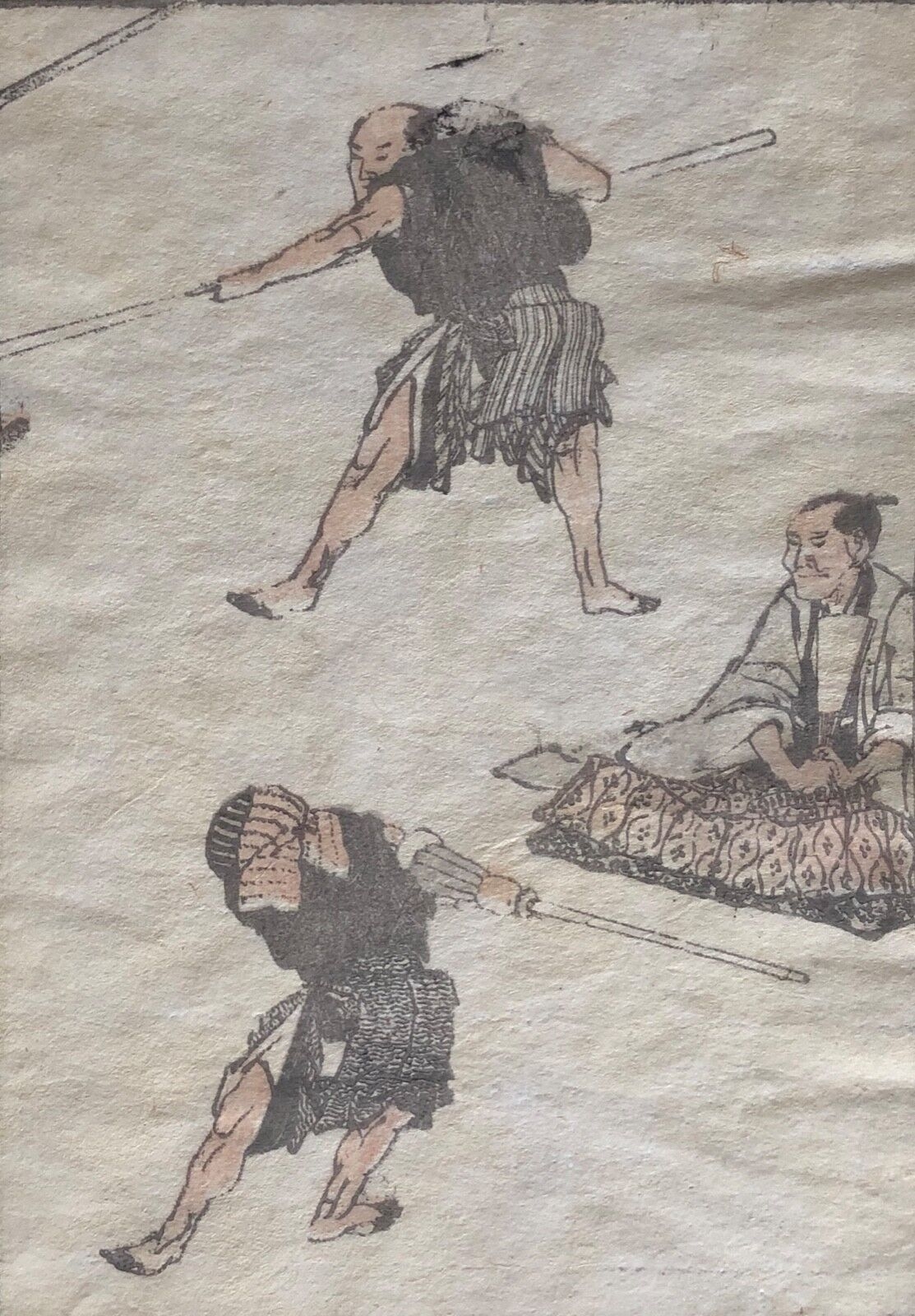 hokusai_1760-1849_japon_samourai_japan_asia_estampe_originale_1817_baton__