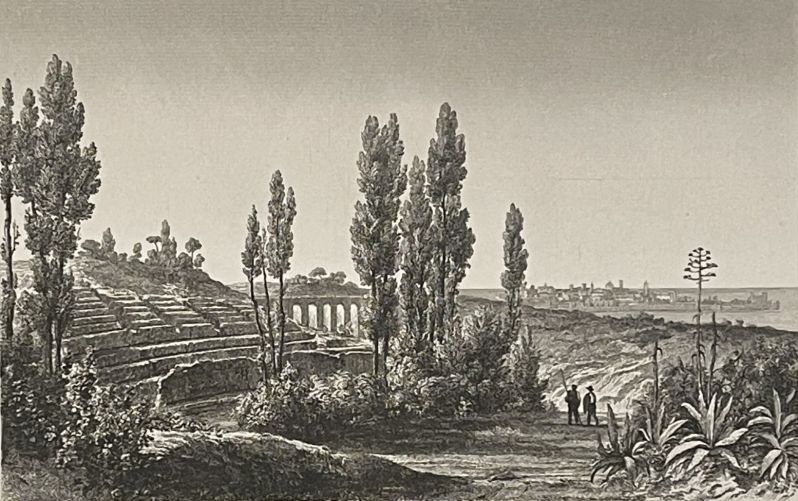 amphitheatre_de_syracuse_neapolis_en_sicile_en_1834_par_storellis