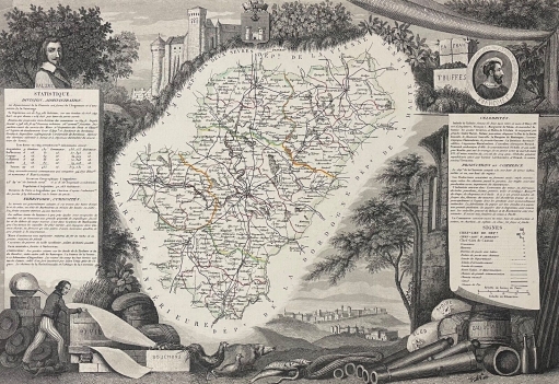 charente_departement_francais_carte_de_1850_france_angoumois_saintonge