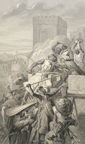 prise_de_maarat-al-nouman_syrie_1098_comte_de_toulouse_croisades_france_1840