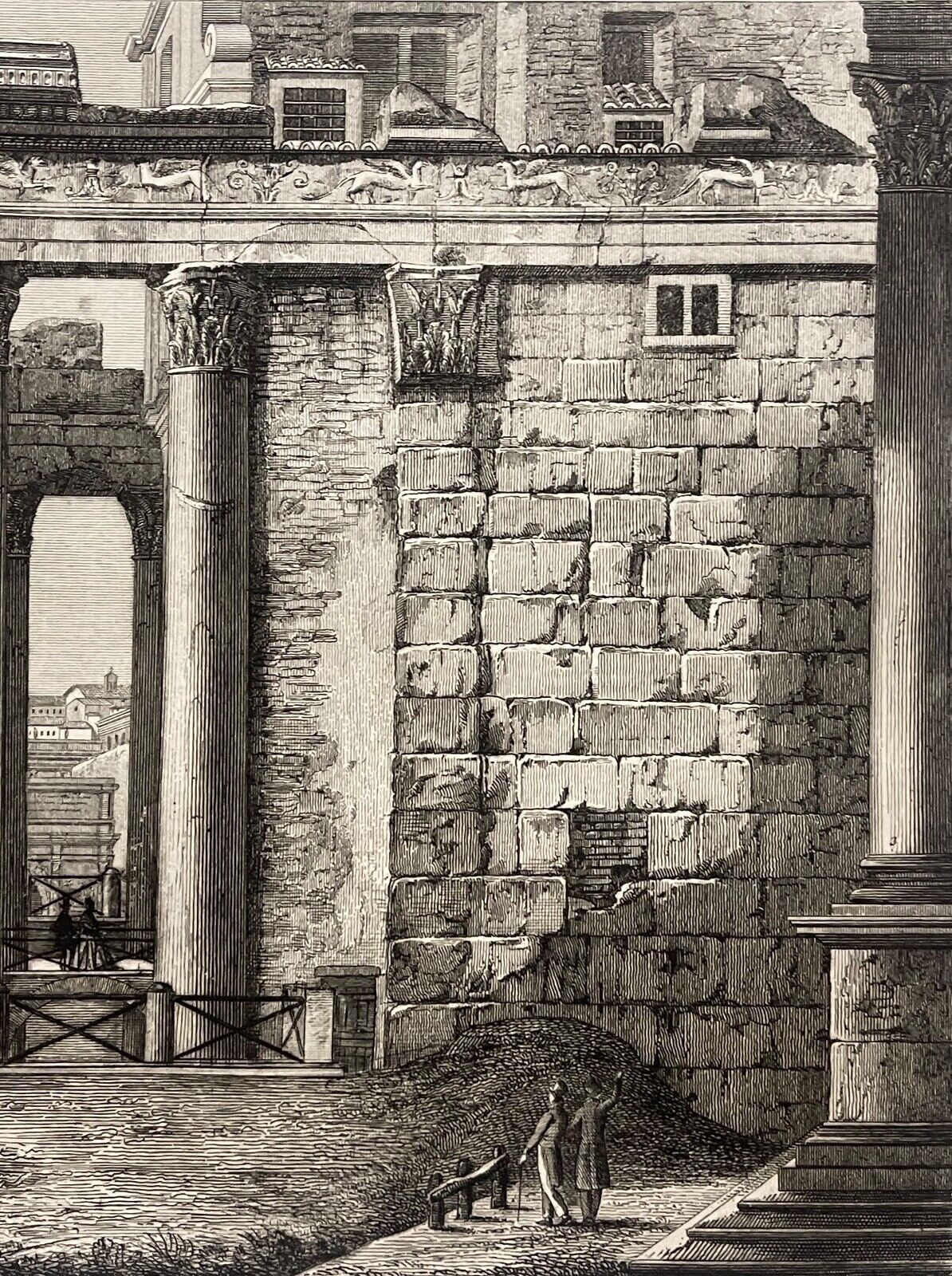 rome_temple_dantonin_et_faustine_1828_par_achille_parboni_1783-1841_italie
