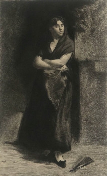 alexandre_falguiere_espagne_1882_eventail_et_poignard_abel_lurat_espagna