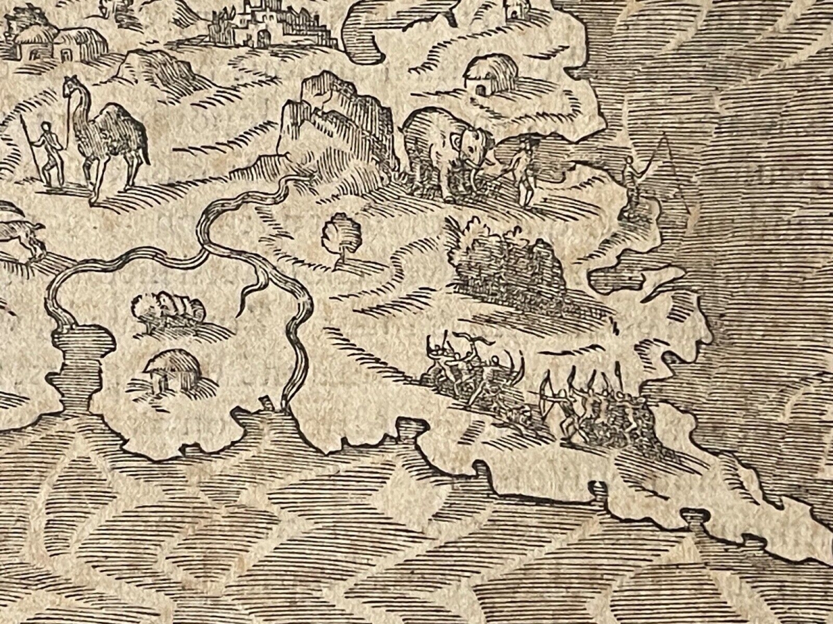 hispaniola_haiti_dominican_republic_map_1575_andre_thevet_woodcut_caribbean