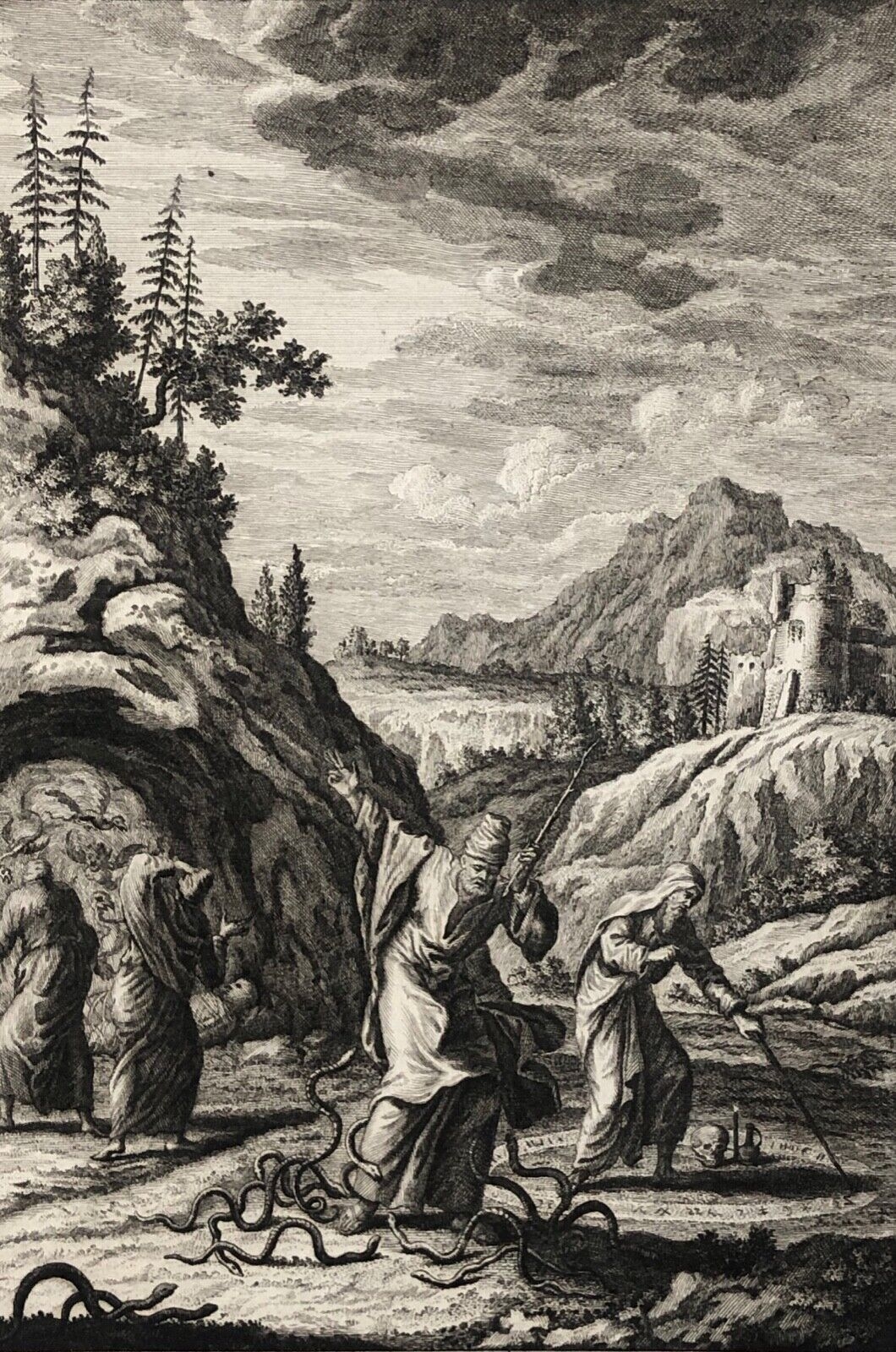 phillip_medhurst_bible_la_divination_1730_thora_deuteronome_cap_18_serpent