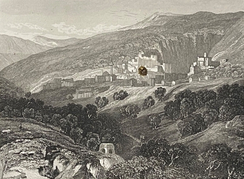 nazareth_israel_palestine_galilee_gravure_de_aubert_vers_1840