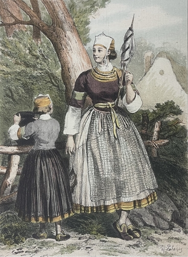 femme_de_pont-labbe_gravure_vers_1840_finistere_bretagne_france