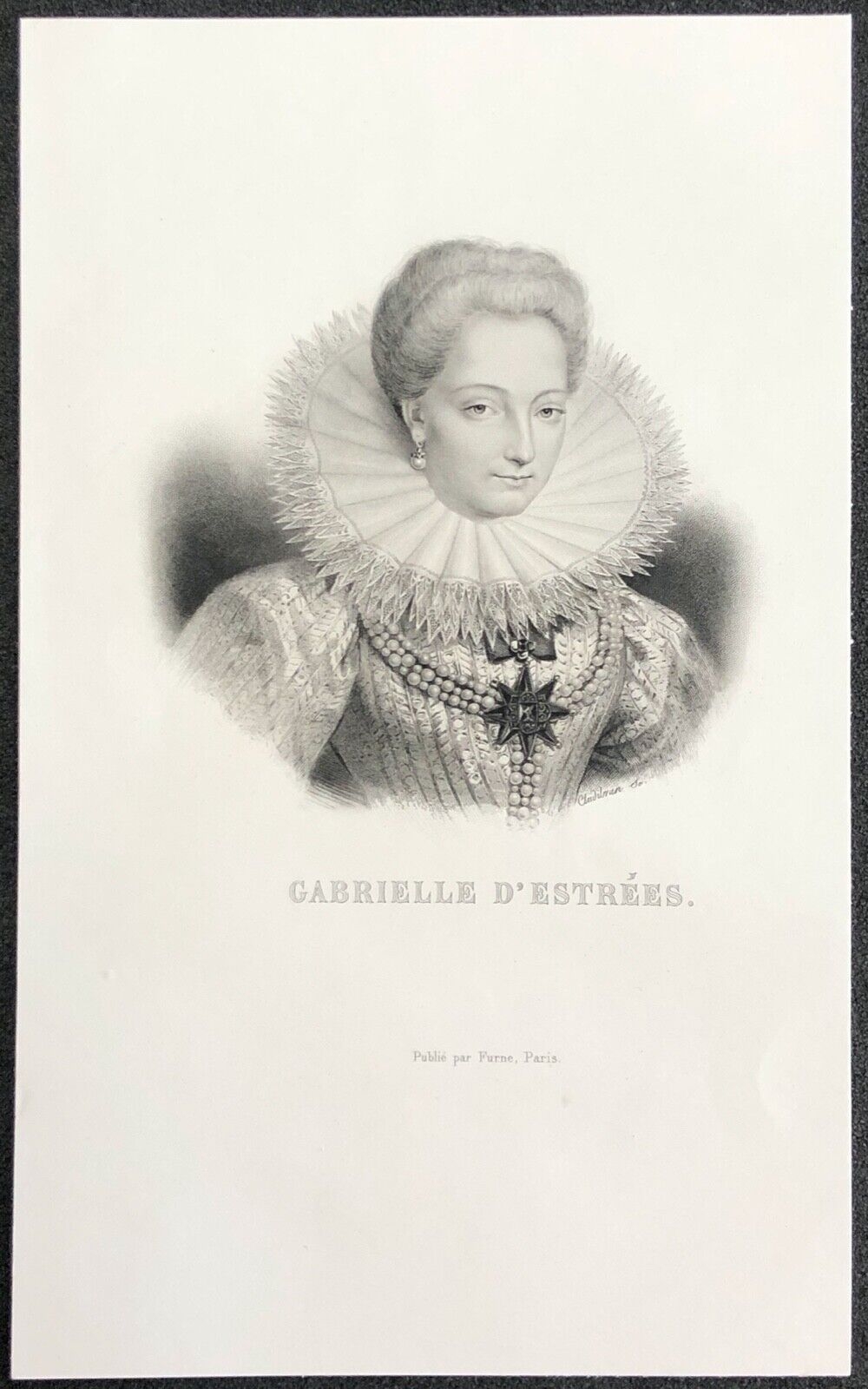 gabrielle_destrees_1573-1599_gravure_de_1839_favorite_henri_iv_roi_de_france