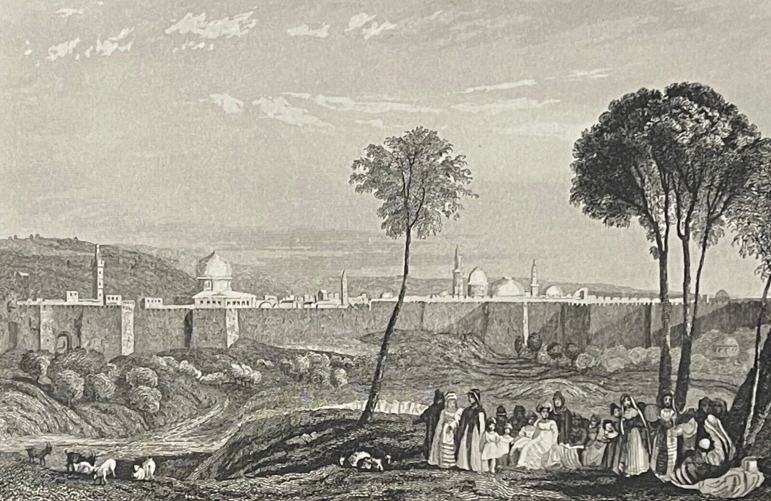 jerusalem_murs_denceinte_israel_palestine_gravure_de_rouargue_vers_1838