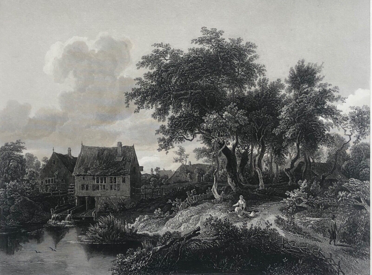 meindert_hobbema_1638-1709_le_vieux_moulin_grave_par_cousin_en_1863