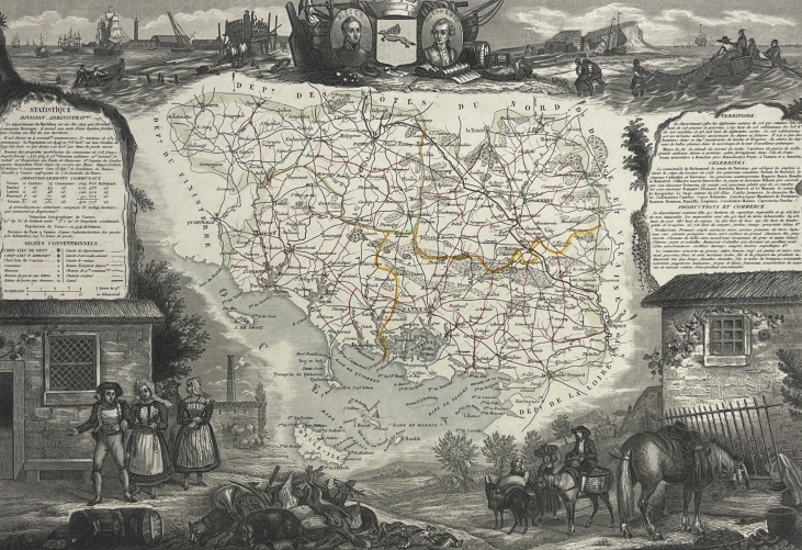 morbihan_departement_carte_originale_de_1850_france_bretagne