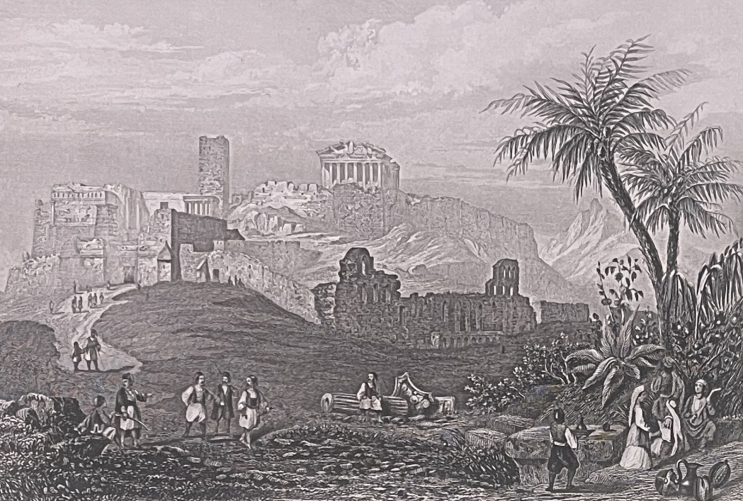 grece_lacropole_athenes_par_schroeder_gravure_vers_1838