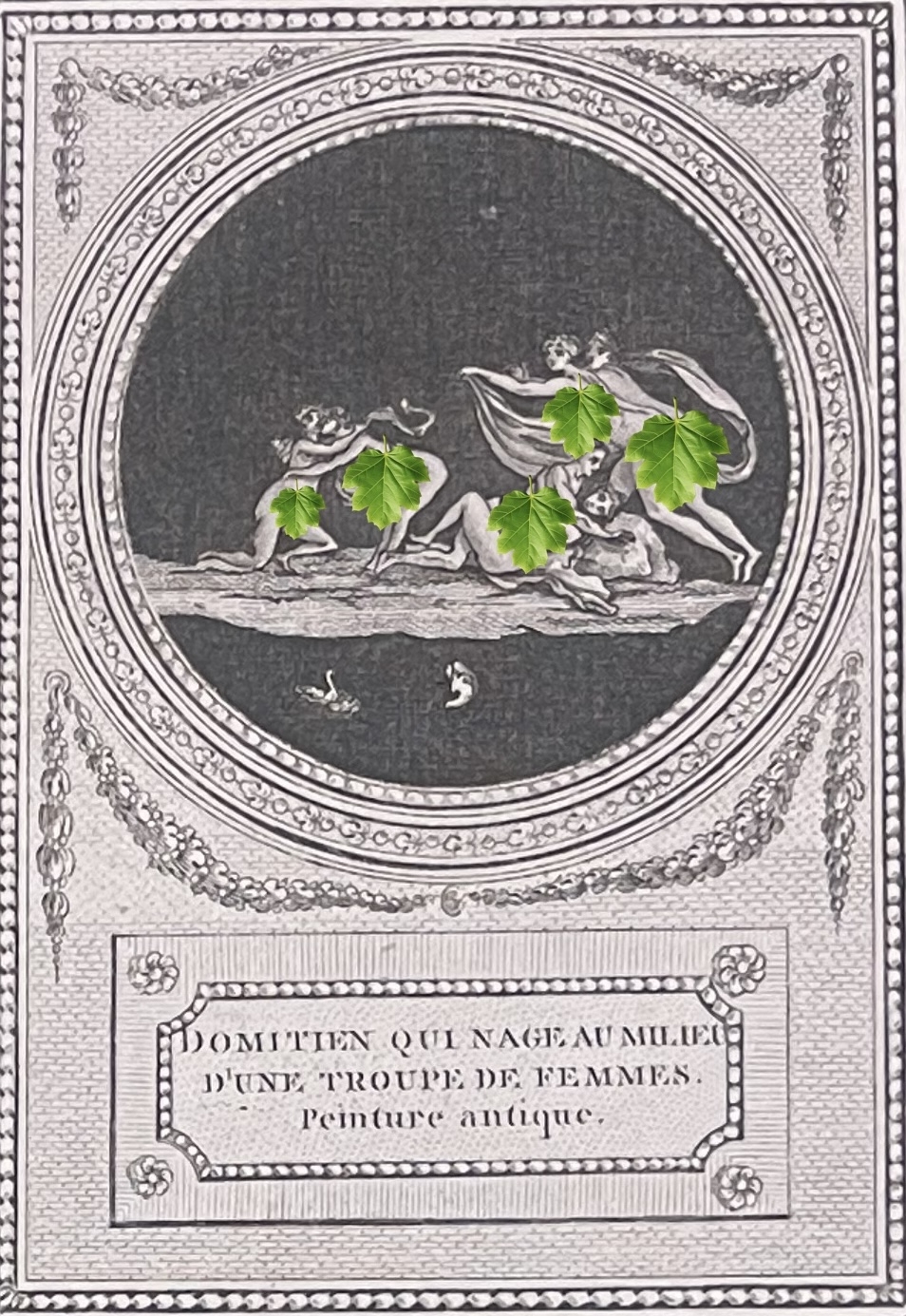 domitien_avec_une_troupe_de_femmes_peinture_antique_gravure_1785_rome_italie