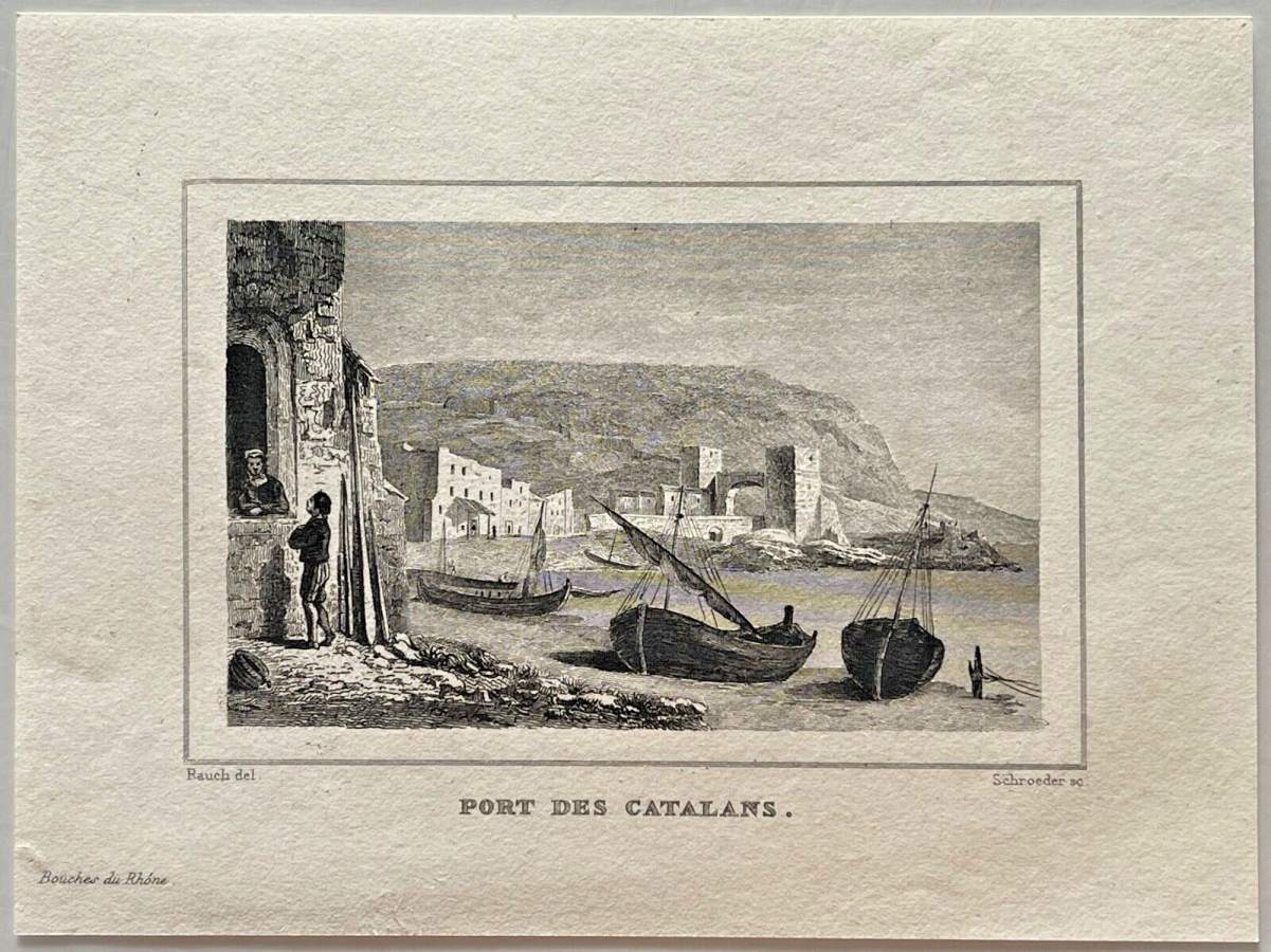 marseille_vue_des_catalans_vers_1830_par_rauch_vieilles_infirmeries_france