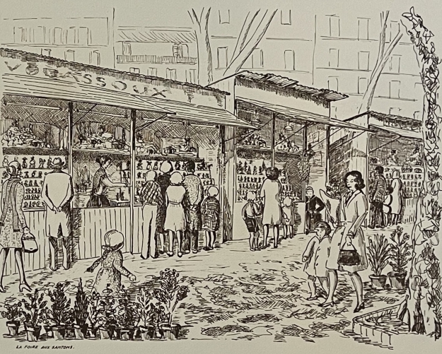 marseille_la_foire_aux_santons_canebiere_vers_1970_gravure_xxe_provence_france