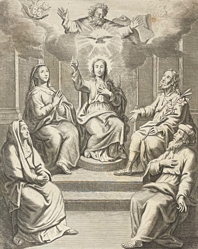 la_sainte_parente_gravure_vers_1710_dapres_charles_le_brun_france