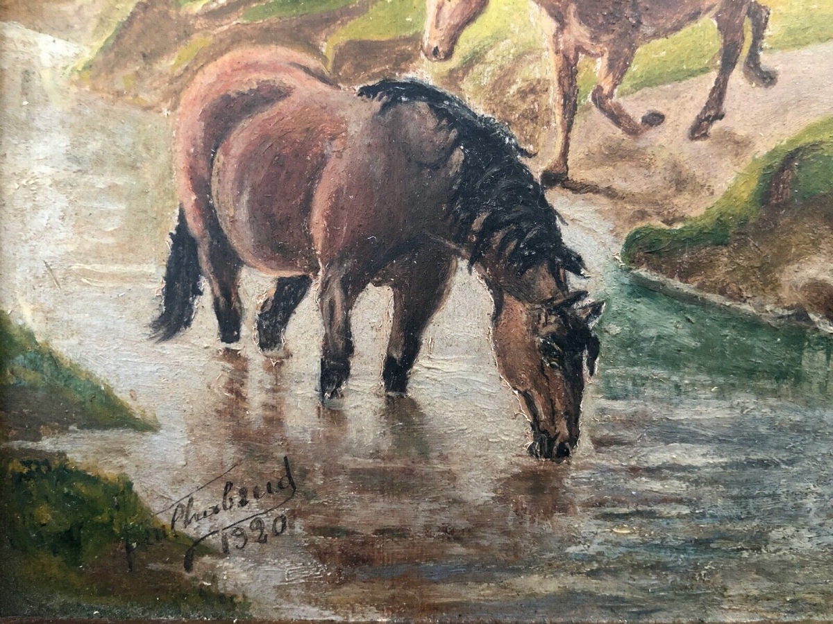 camargue_chevaux_peinture_jean_chabaud_1920_cheval_manade_provence_france