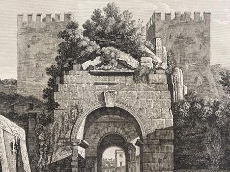 rome_arc_de_drusus_italie_gravure_de_1829_par_pietro_parboni