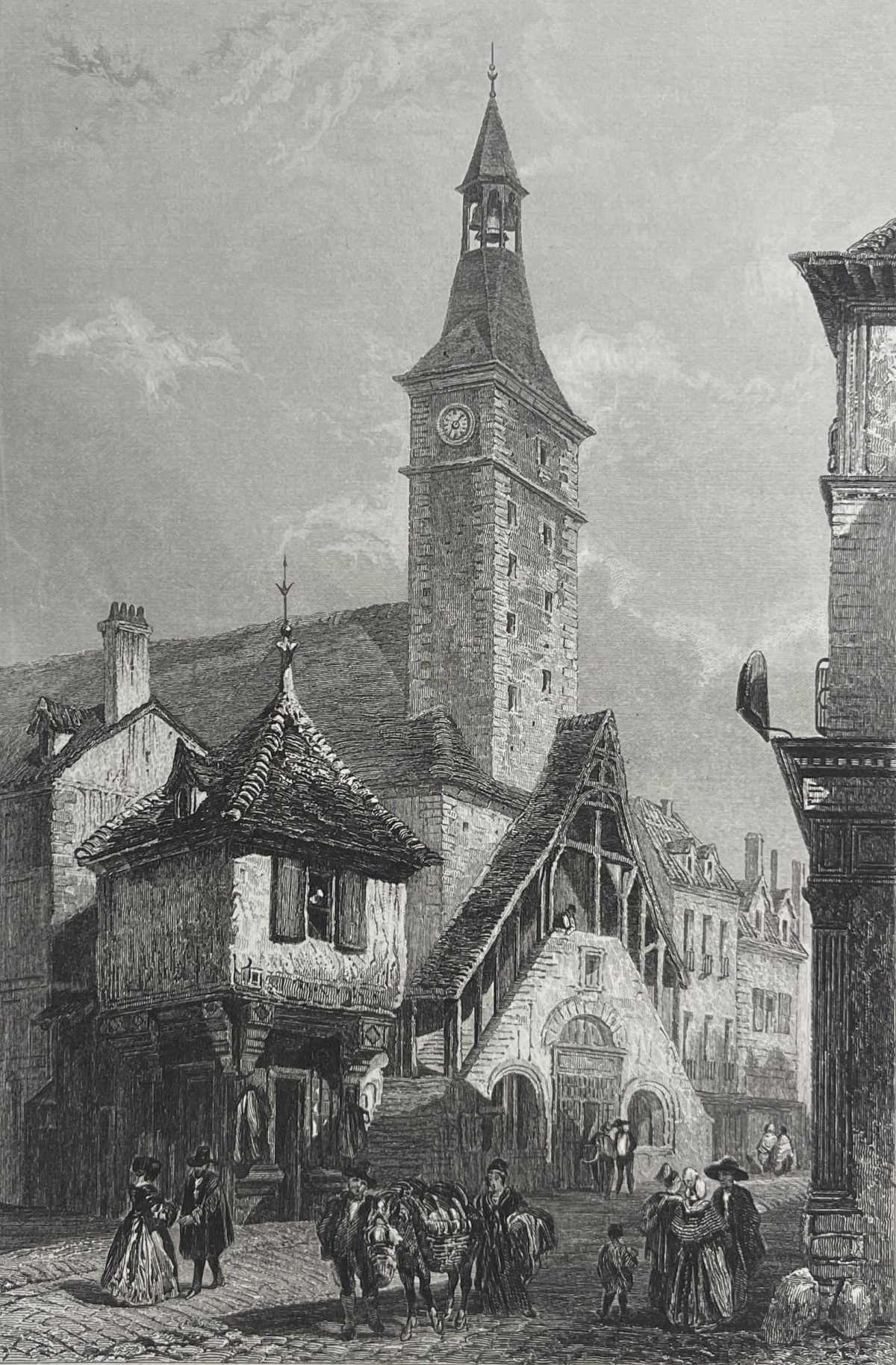 nevers_ancien_palais_de_justice_gravure_de_rouargue_vers_1838_france