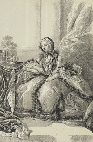 marie_leszczynska_1703-1768_reine_de_france_lithographie_de_1848_xixe
