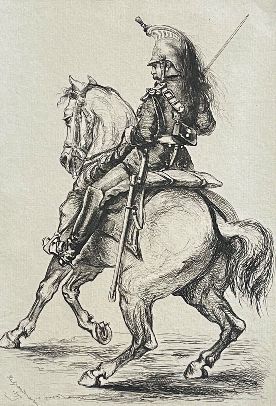 henri_de_grandmaison_1834-____cuirassier_de_1877_cavalier_cheval_france