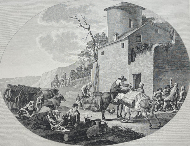 jan_miele_1599_-_1633_le_dinee_des_voyageurs_hotel_restaurant_tirage_vers_1850