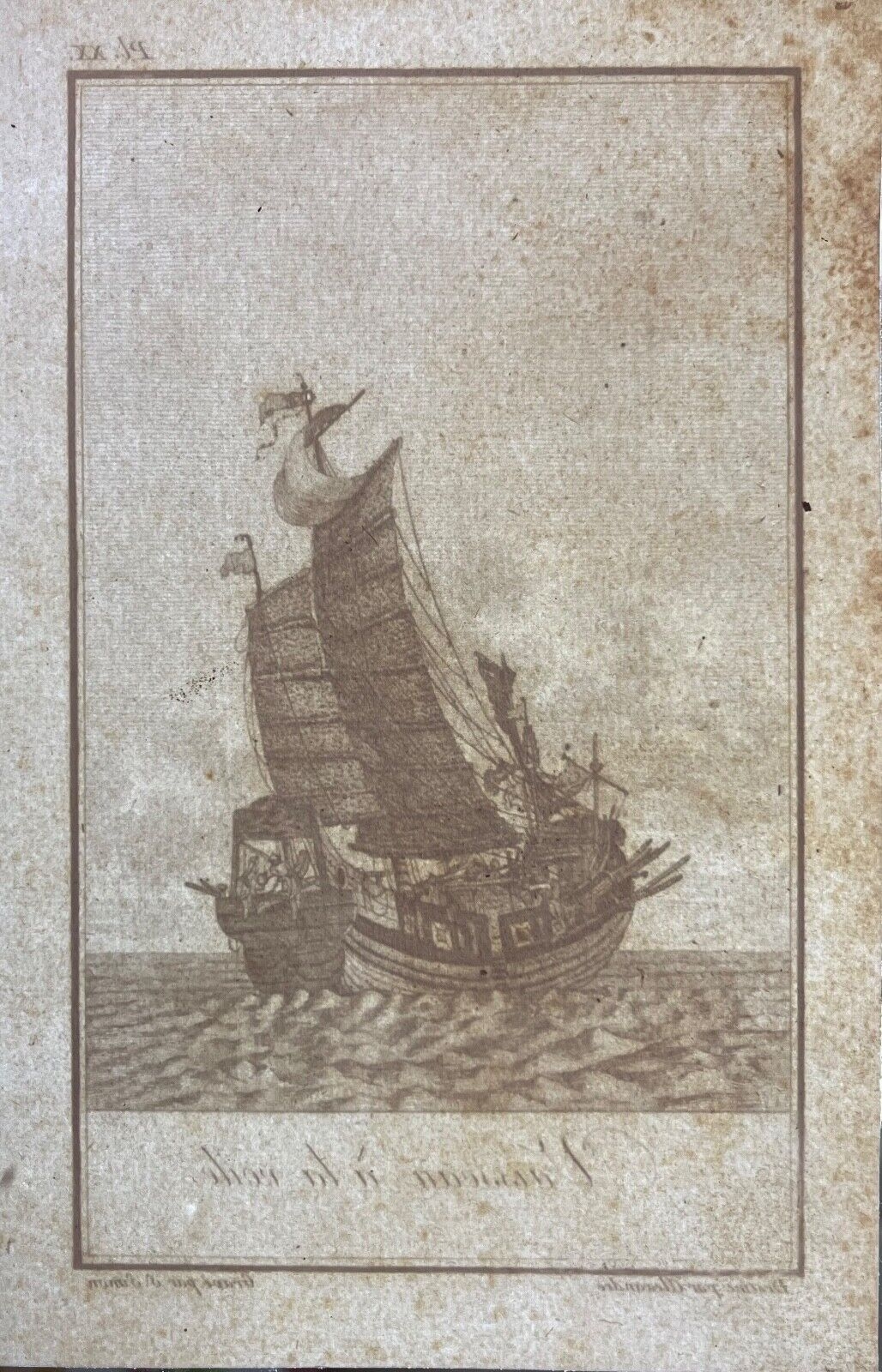 chine_jonque_chinoise_de_1847_bateau_navire_marine_tirage_xixe